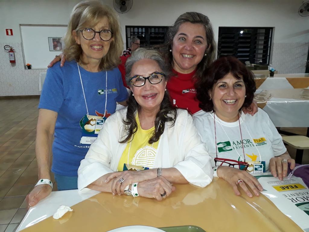 Voluntarios de Amor-Exigente Uruguay presentes en el Primer Curso de Cónyuges y Siempre Es Tiempo-Mogi Mirim/SP